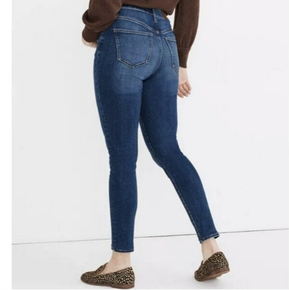 Madewell Women's 10" High-Rise Skinny Jeans in Bradshaw Wash - Size 28 - Picture 2 of 15